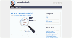 Desktop Screenshot of andrea-cardinale.com