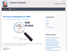 Tablet Screenshot of andrea-cardinale.com