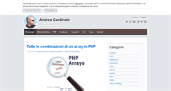 Desktop Screenshot of andrea-cardinale.it