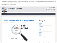 Tablet Screenshot of andrea-cardinale.it